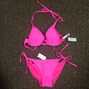 Neon Pink Bikini Set