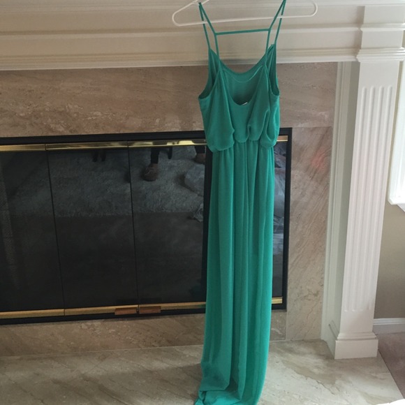 Sea Foam Green Maxi Dress - Picture 3 of 3