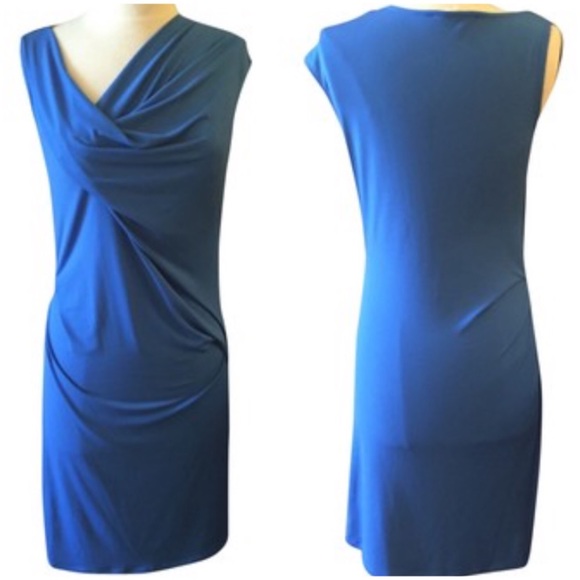 Michael Kors Dresses & Skirts - Michael Kors Draped Dress, blue, NEW WITH TAGS, XS