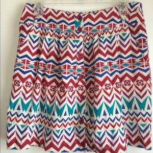 Tribal print skirt