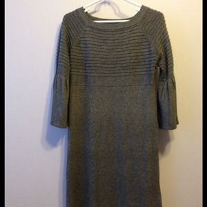 Heather grey sweater dress