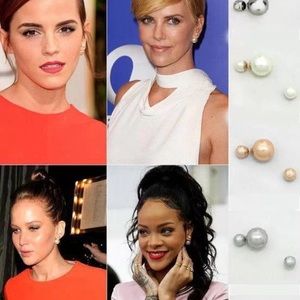 👀just arrived Shinny white tribal earrings