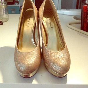 glitter heels