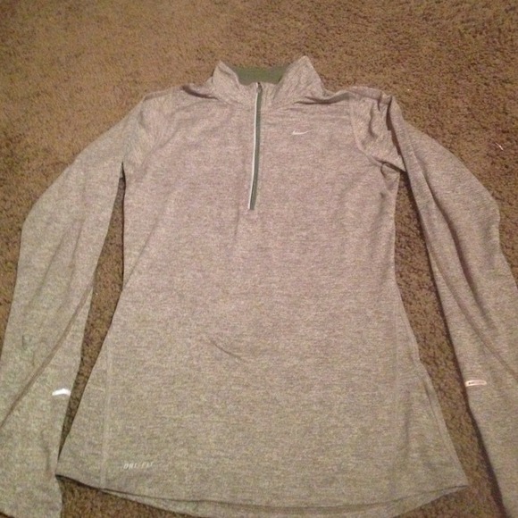 Nike running half zip