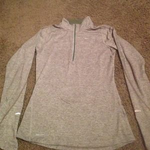 Nike running half zip