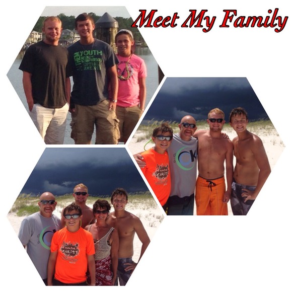 Family- Husband-My Three Sons