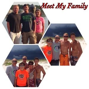 Family- Husband-My Three Sons