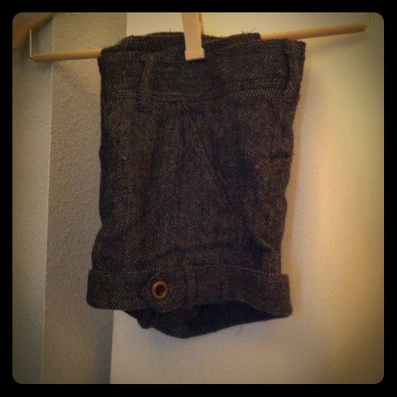Free People tweed shorts