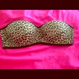 Leopard print bandeau