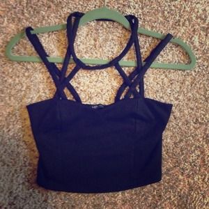Strappy crop top/ bra top