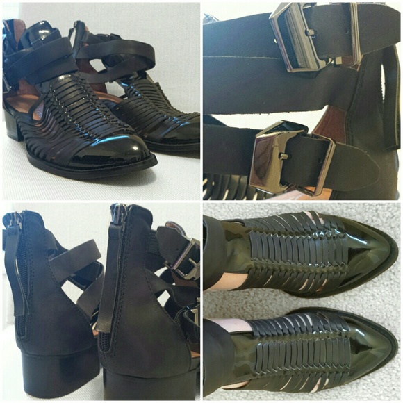Jeffrey Campbell Boots - (SALE) [HOST PICK] Black Mercet Buckled Boot