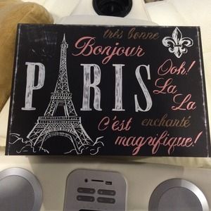 Paris decorative storage box