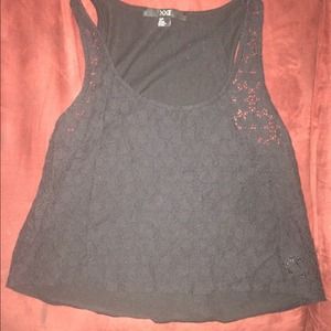 Black crop top