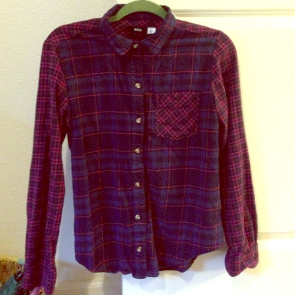 BDG contrast flannel