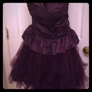 Deep purple dress