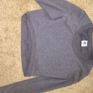 New York Ballet by Danceskin grey cropped sweater