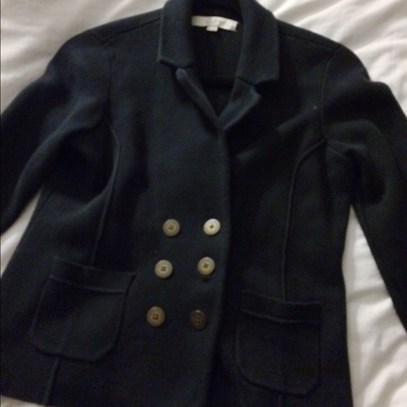 Ann Taylor LOFT structured sweater blazer