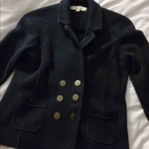 Ann Taylor LOFT structured sweater blazer