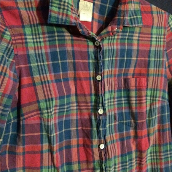 J. Crew plaid button down - Picture 2 of 3