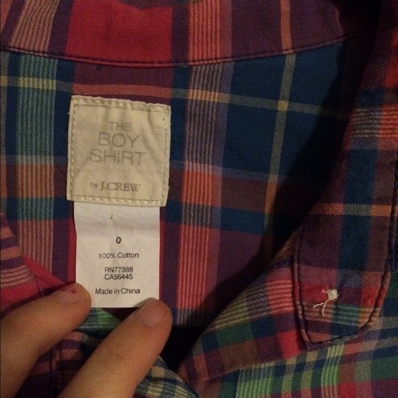 J. Crew plaid button down - Picture 3 of 3