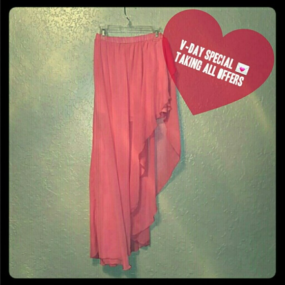 Pink skirt