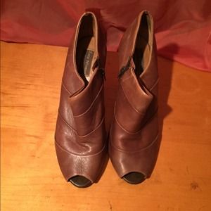 Bundle: Zara Cognac Bootie and GAP Polka Dots