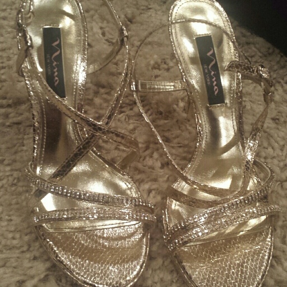 Gold heels