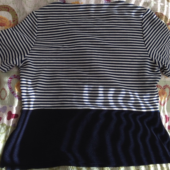 Vintage stripe colorblock top - Picture 2 of 2