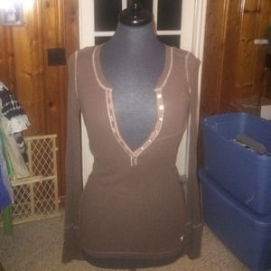 **SOLD**Abercrombie & Fitch brown top!