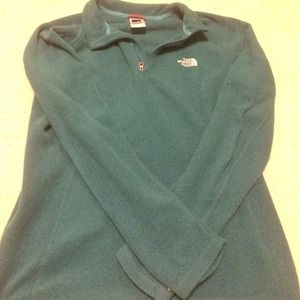 Dark blue northface half zip pullover RESERVED