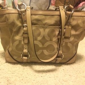 Medium sized coach purse