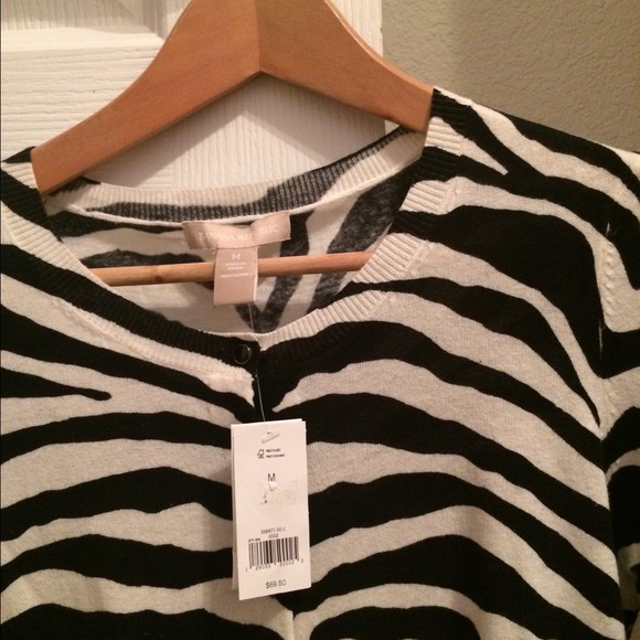 Banana Republic Zebra Print Cardigan - Picture 3 of 3