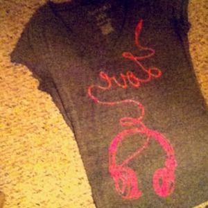Aero T-Shirt w/ words and design.