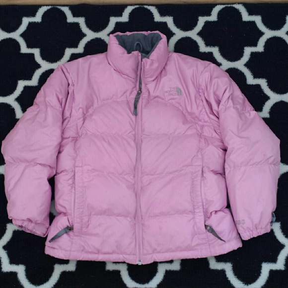 NORTH FACE GIRLS SIZE MEDIUM PINK COAT