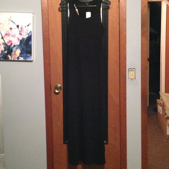 Black maxi dress