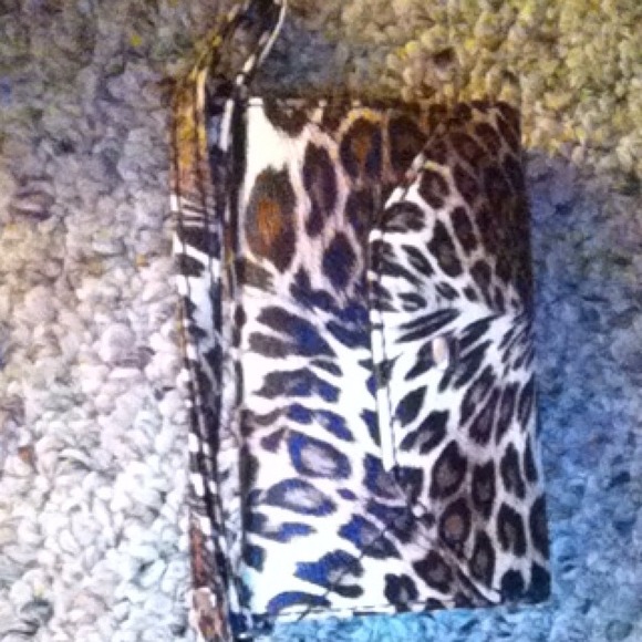 Leopard Print iPhone 4 wallet.