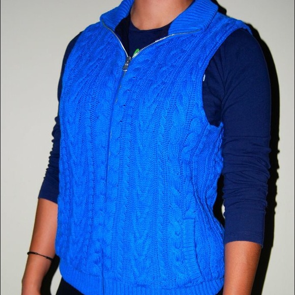 Lands' End Blue Vest