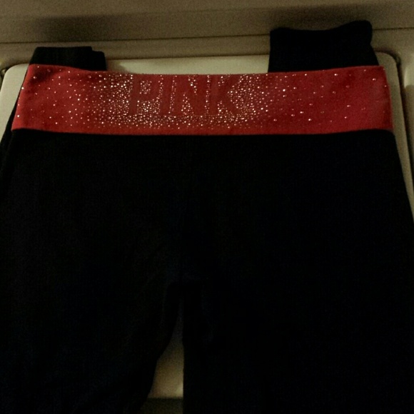 Victoria's secret PINK bling yoga pants