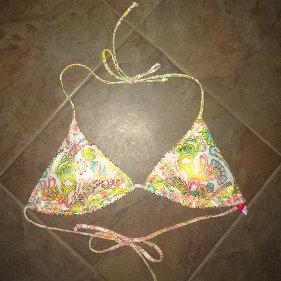 Paisley bikini top