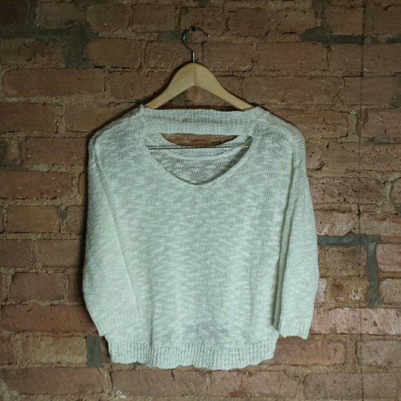 Ivory Lightweight French Sweater - Picture 3 of 4