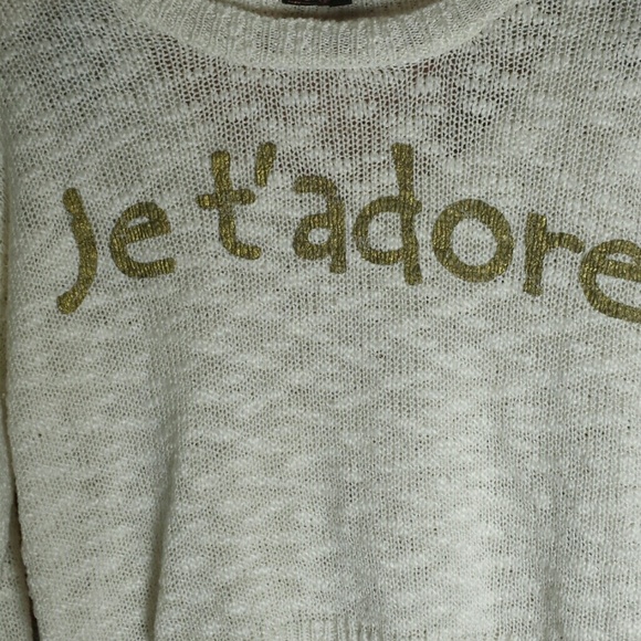 Ivory Lightweight French Sweater - Picture 4 of 4