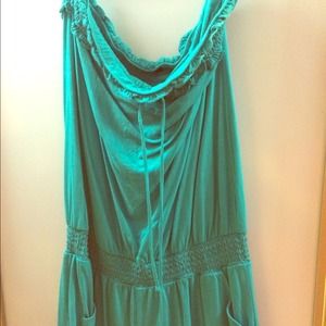 Turquoise express romper