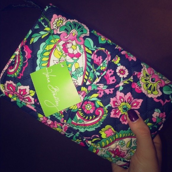 NWT Vera Bradley Petal Paisley Jewlery Roll
