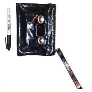 Simply Vera Wang Small Black Gem Clutch