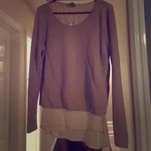 Layered sweater