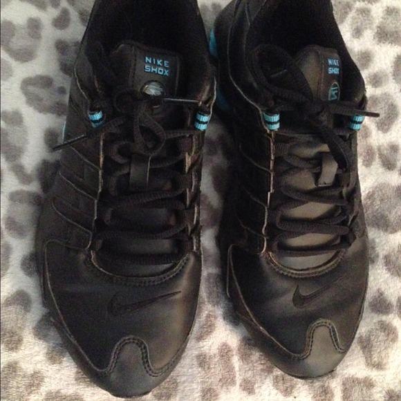 Black & Turquoise Nike Shox