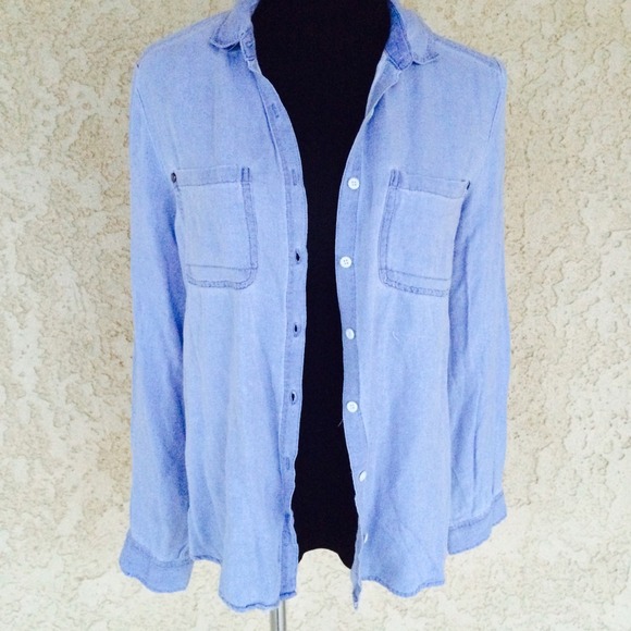 Soft Denim-like Button Down
