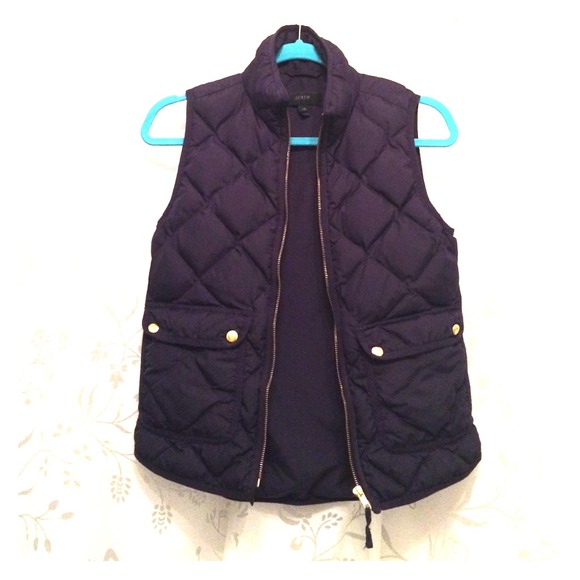 J. Crew Outerwear - Navy J-Crew Quilted Vest