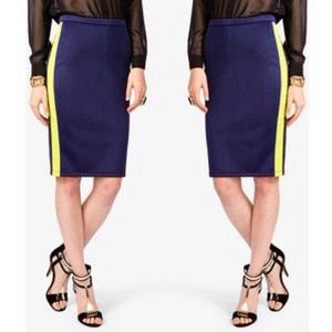 🎉HOST PICK🎉 Neon Trimmed Navy Skirt