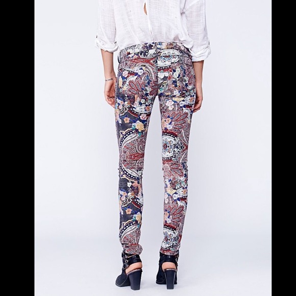 💜bundled  Free People Printed skinny - Picture 3 of 4
